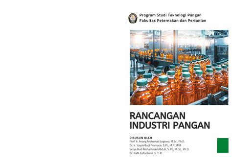 2022 Buku Ajar Rancangan Industri Pangan Ber Isbn Iii Persembahan