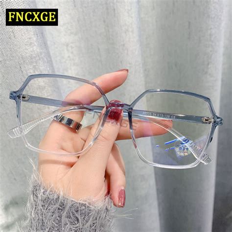 FNCXGE Myopia Graded Glasses Women Men And Anti Radiation Eyeglasses