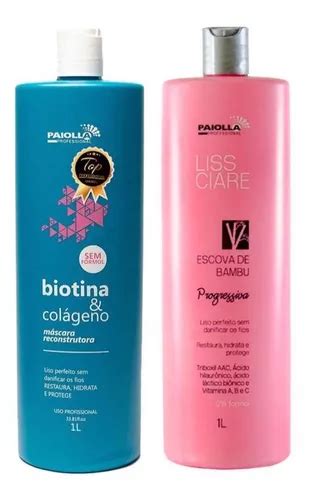 Kit Progressiva Ativo Bambu E Ativo Biotina Paiola 1l MercadoLivre