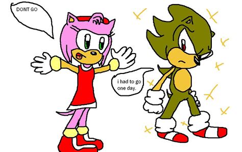 super sonic and amy by fruittable on DeviantArt