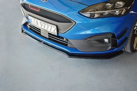 Maxton Design Front Splitter V1 Ford Focus St St Line Mk4 Royal Body Kits