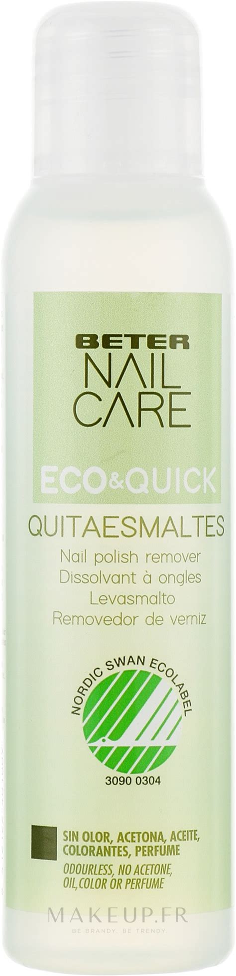 Beter Nail Care Eco Quick Remover Dissolvant Pour Vernis Ongles