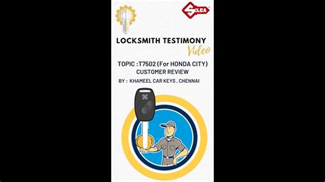 Khameel Car Keys Chennai T Key Shell For Honda City Amaze