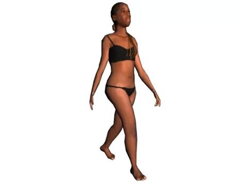 Bikini Orta Ya L Kad N Karakter Cretsiz D Model Max Vray