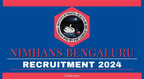 Nimhans Bengaluru Recruitment Notification Eligibility Criteria