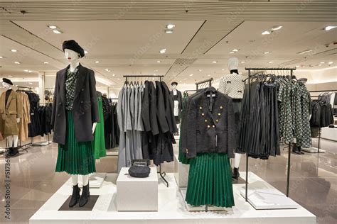 HONG KONG, CHINA - CIRCA DECEMBER, 2019: interior shot of Zara store at ...