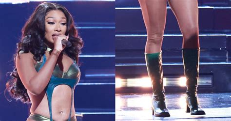 Megan Thee Stallion Takes the BET Awards 2024 Stage in Green Go-Go Boots