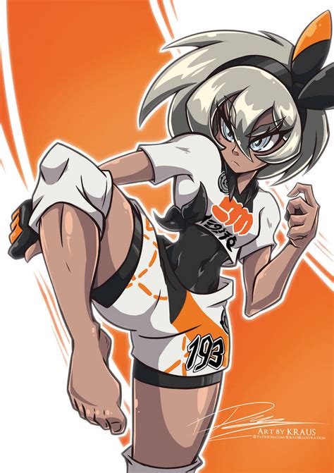 Gym Leader Bea By Kraus Illustration On Deviantart