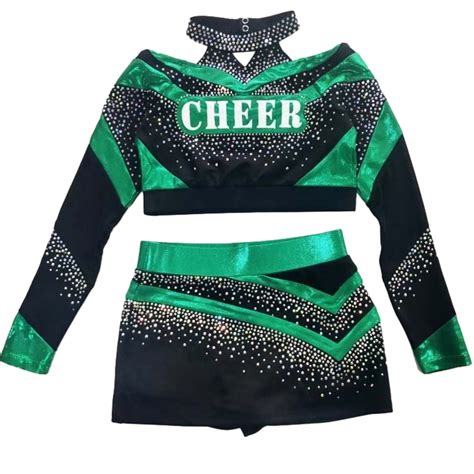 Best Selling Full Sublimation Long Sleeve Cheerleading Uniforms