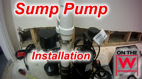 Battery Backup Sump Pump Installation Youtube