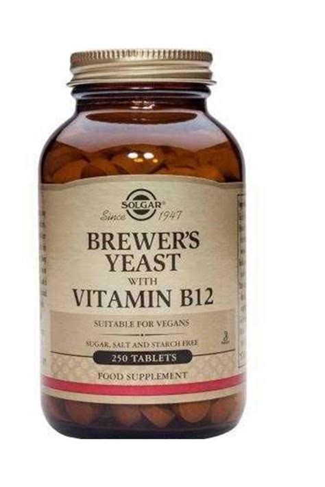 Solgar Brewer S Yeast With Vitamin B12 250 Tablet Farma Ucuz