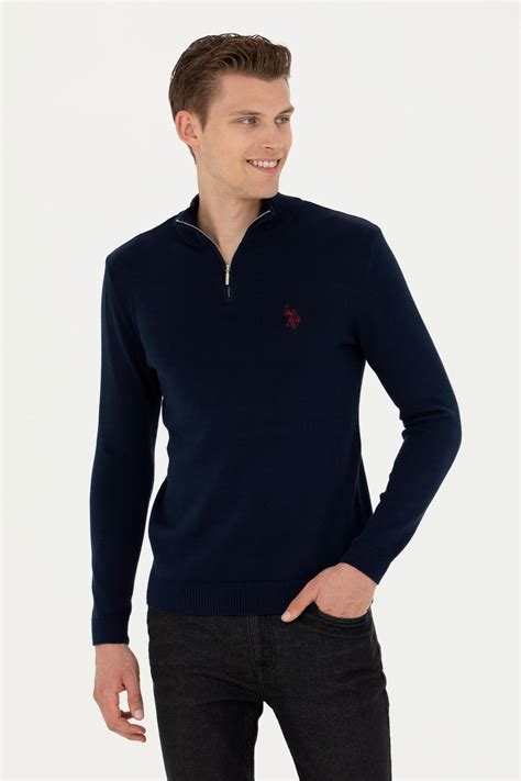 Erkek Lacivert Kazak 50277114006 U S Polo Assn