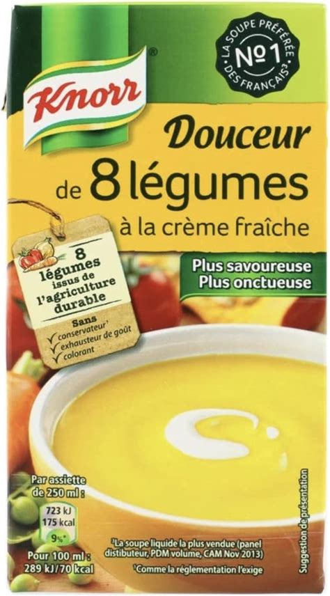 Knorr Soupe Douceur De L Gumes La Cr Me Fra Che La Brique De Cl