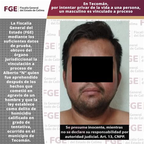 En Tecom N Por Intentar Privar De La Vida A Una Persona Un Masculino