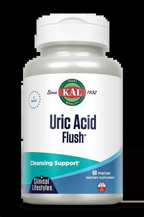 Kal Uric Acid Flush Capsules G W Herbs