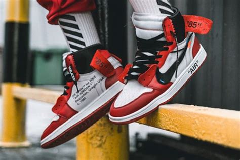 Off-White X Air Jordan 1 On Feet - Sneaker Freaker