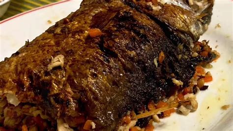 Relyenong Bangus Stuffed Fried Milkfish Youtube