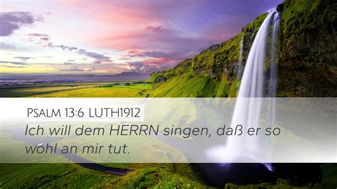 Psalm Luth Desktop Wallpaper Ich Will Dem Herrn Singen Da