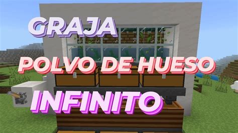 GRANJA De POLVO DE HUESO INFINITO MCPE 1 20 YouTube