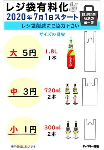 7月1日よりレジ袋有料化のご案内 株式会社舞姫