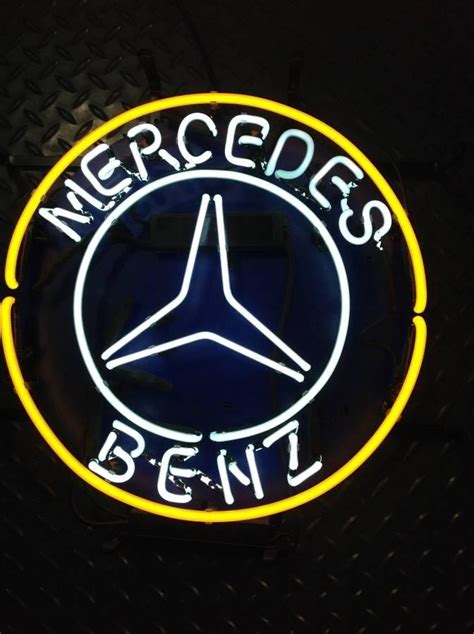 Mercedes Benz Auto Care Neon Sign Neon Light Diy Neon Signs