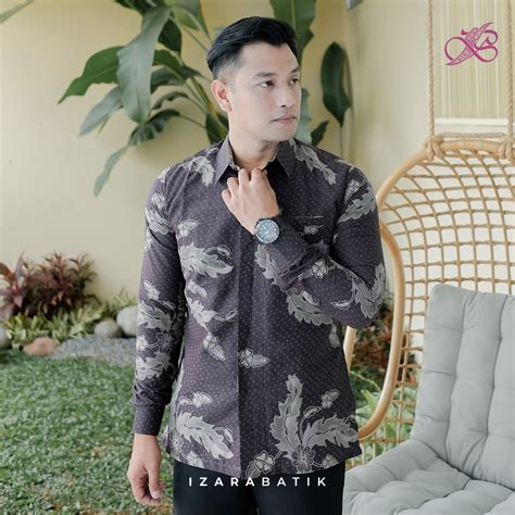 Jual Anggita Taro Setelan Baju Kebaya Batik Modern Couple Wisuda