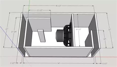 Skema Box Subwoofer Untuk Lapangan Bass Jauh Artofit