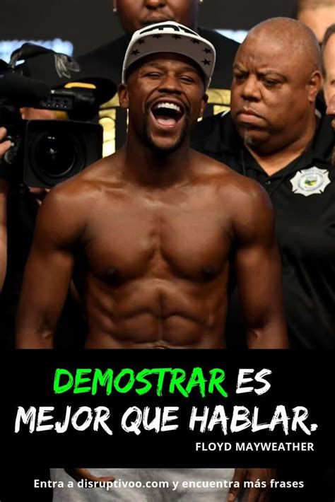 Las Mejores 35 Frases De Floyd Mayweather Frases De Boxeo Floyd