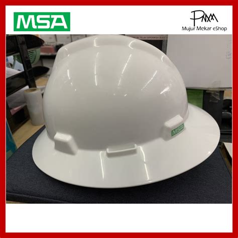 Msa V Gard Full Brim Helmet Made In Usa Shopee Malaysia