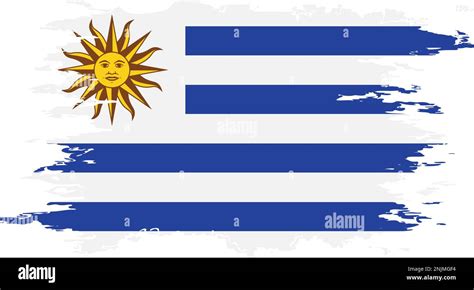 Uruguayan national flag Stock Vector Images - Alamy