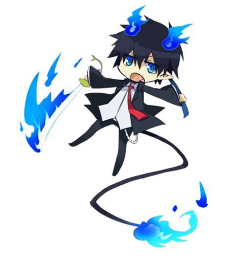 Chibi Rin Blue Exorcist Chibi Exorcist Anime