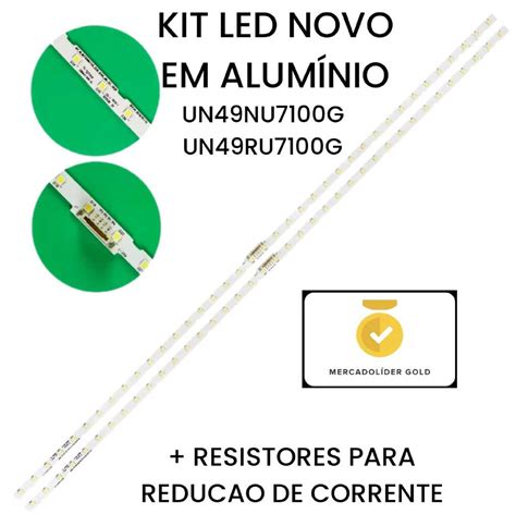 BARRAMENTO LED COMPATIVEL SAMSUNG UN49RU7100G UN49NU7100G