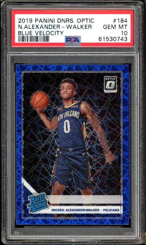 Nickeil Alexander Walker Optic Blue Velocity Psa Price