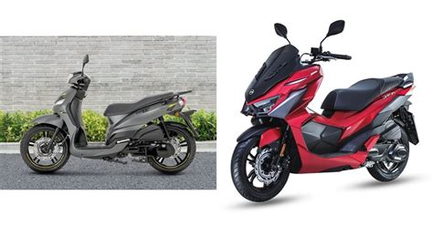 Motorrad Vergleich Peugeot Tweet 125 GT 2023 Vs Sym Jet X 125 2023