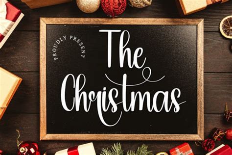 The Christmas Font By PiPi Creative Creative Fabrica