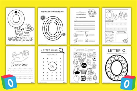 Free Printable Letter O Worksheets