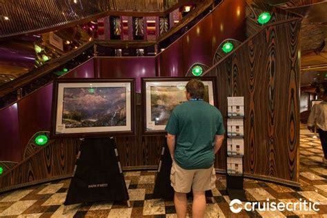 Art Gallery On Carnival Freedom Western Caribbean Cruise Bahamas