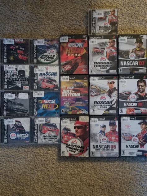 My collection of PlayStation NASCAR games : r/NASCAR