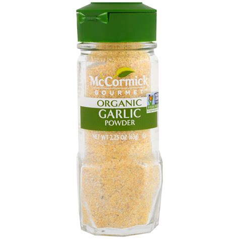 Mccormick Gourmet Organic Garlic Powder 225 Oz 63 G Iherb