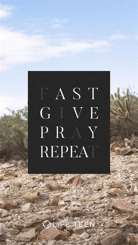 1366x768px 720p Free Download Fast Give Pray Repeat A For Lent