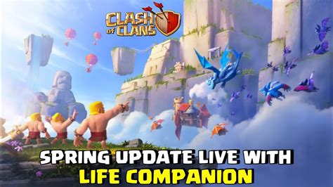 Clash Of Clans Spring Update 2022 Coc Live Stream Clan Capital Live Clash Of Clans Live Stream