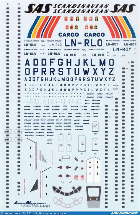 Lima November Decals Douglas DC 9 20 7966 Airlinercafe