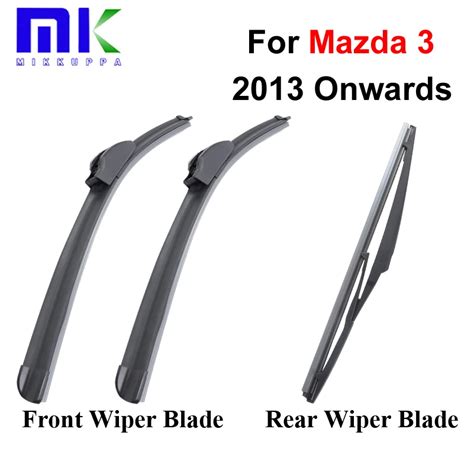 Front Rear Wiper Blades For Mazda High Silicone