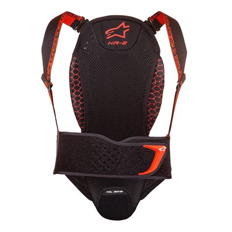 Dorsale Alpinestars Nucleon Kr Noire Rouge Quipement Route Sur