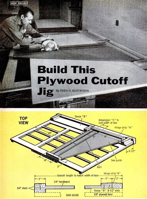 DIY Panel Saw • WoodArchivist