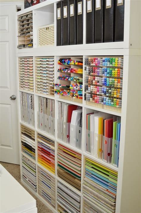 C Mo Organizar Tus Materiales De Scrapbooking Y Cardmaking Muebles