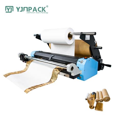 Easy To Use Cushion Kraft Roll Dispenser Honeycomb Paper Wrap Machine