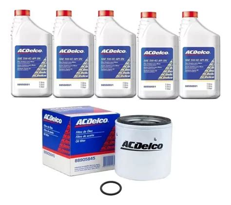 Kit Troca De Óleo 5w40 Sintético E Filtros Astra Gm acdelco