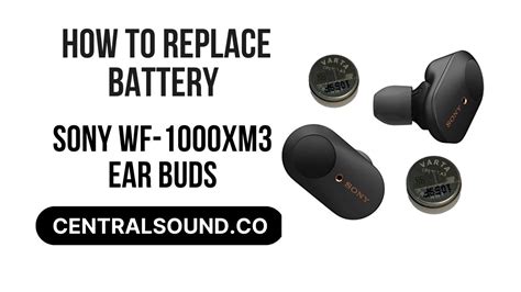 How To Replace Battery For WF 1000XM3 Sony Wireless Ear Buds Earbuds