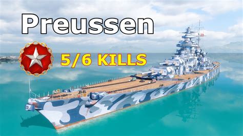 World Of Warships Preussen Kills K Damage Youtube